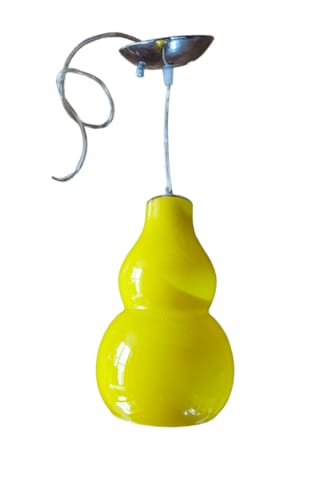 Seramik Sarı E14 Duylu Avize + Cata 8w Beyaz Led Ampul 1