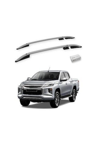 Turtle Mitsubishi L200 Mk5 2015-2025 Tavan Çıtası Crown Gri