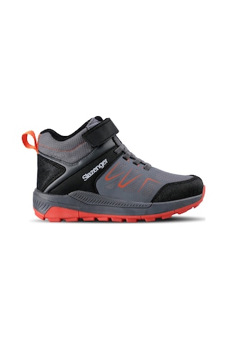 Slazenger KENTON I Çocuk Cırt Cırtlı Koyu Gri Bot