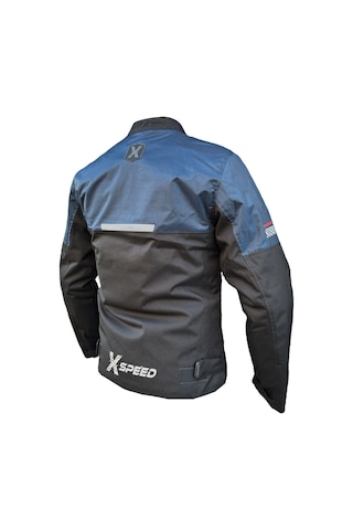 Xspeed Wise Korumalı Motosiklet Montu 50. Yıl Özel Mavi Siyah