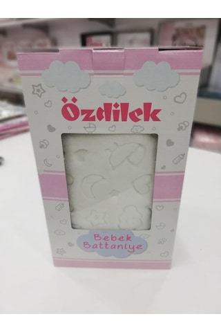 Özdilek Bebek Battaniyesi Embos Pelüş Kemik Çok Renkli