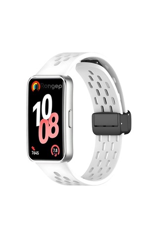 10-9-8 İle Uyumlu Delikli Tasarım Air Loop Silikon Kordon Manyetik Toka Mekanizmalı Nefes Alabilirlik Sağlayan Deform
