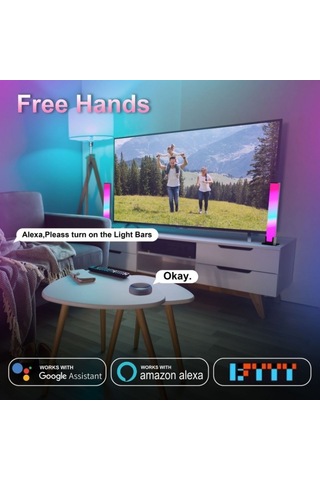 Sones Sal002 Por Uzaktan Kumanda Usb Rgb Atmosfer Işığı Ses Kontrol Işığı