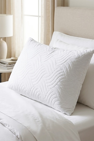 Ocean Home Textile 900 Gr Kapitoneli Silikon Yastık 50 X 70 Cm Beyaz