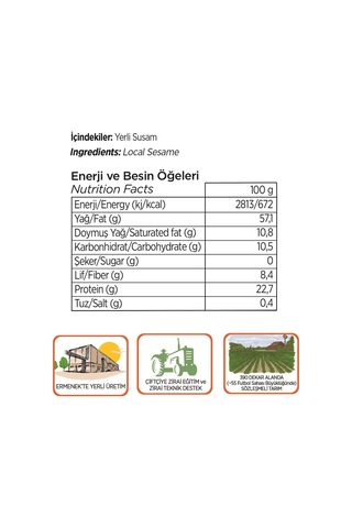 Pol's Gurme Yerli Susam Serisi Çifte Kavrulmuş Tahin 500 G