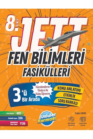 8.sınıf Jett Fen Bilimleri Fasikülleri-sempatik Fen Bilimleri Soru Bankası -1.dönem Tüm Dersler Sb.