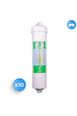 Su Arıtma Cihazı Premium Inline Aşama 2 Ön Karbon Filtre 10 Adet