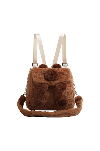 Charhp&kejnt Resmi Orijinal Capibara Peluş Sırt Çantası Kadın Çok İşlevli Banliyö Postacı Omuz Çantası Kahverengi