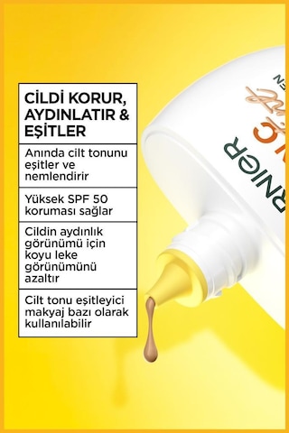 Garnier C Vitamini 3 Etki 1 Arada Renkli Nemlendirici - Orta Ton 3600542658492-11156