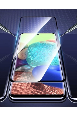 Galaxy A24 Zore Kenarları Kırılmaya Dayanıklı Cam Ekran Koruyucu