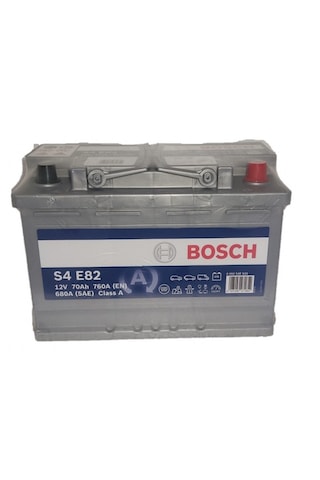 Bosch S4 E82 Efb 12 V 70 Ah 760 A Akü