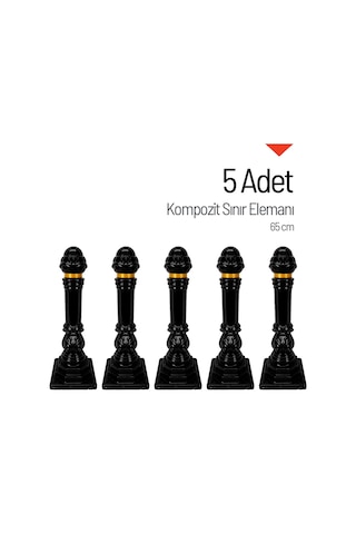 5'li Kompozit Sınır Elemanı Seti 65cm-3639