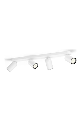 Philips myLiving Pongee Tavan/Duvar 4'lü Beyaz Spot Lamba GU10 Duy (Ampul birlikte verilmez)