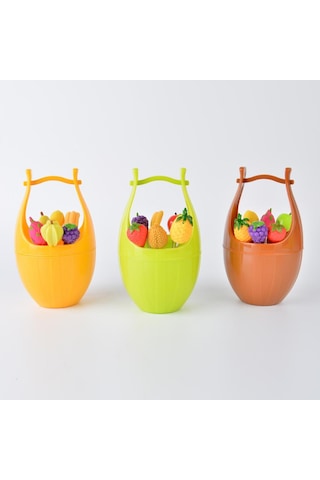 Suntek 1 Set Mix Meyve Çatalları Fıçı Tutucu Snack Yiyecek