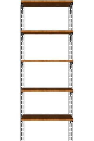 Rafburada Rafburada® 5 Katlı Kitaplık. Ahşap Duvar Rafı. Dekoratif Raf.