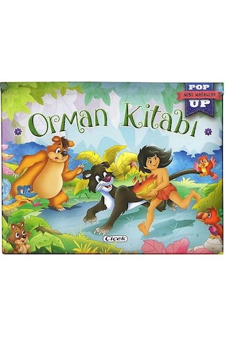 2 Yaş Mini Hareketli Kitaplar – Orman Kitabı (Çiçek Yayınları)