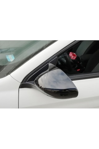 Fiat Egea Batman Ayna Kapağı, ABS Plastik, Parlak Siyah