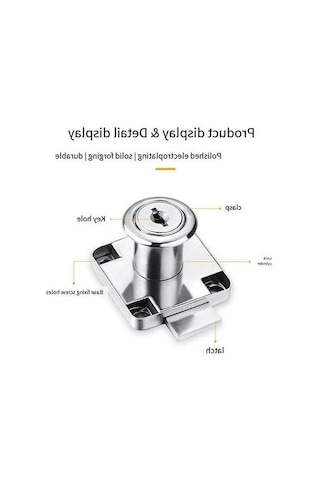 Ulzyvf Uzun Ofis Masası Kilidi Kilidi Karşı Kapı Hırsızlığa Dolap Çekmece Çekirdek Ev