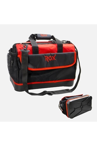 Row Wood Easy Carry Plastik Tabanlı Bez Alet Çantası 16'' 153rox0381
