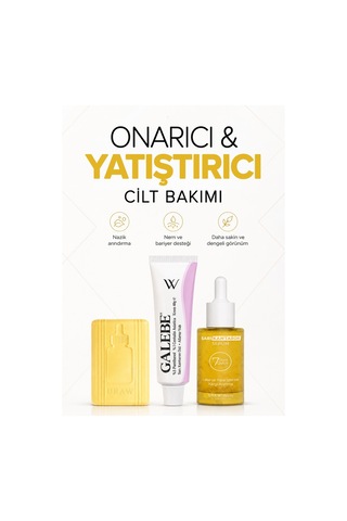 Onarıcı & Yatıştırıcı Cilt Bakım Seti Kuruluk, Kızarıklık Ve Leke Karşıtı Bakım