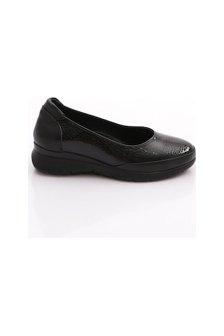 Dgn 2265 Kadin Comfort Ayakkabi Siyah Petek