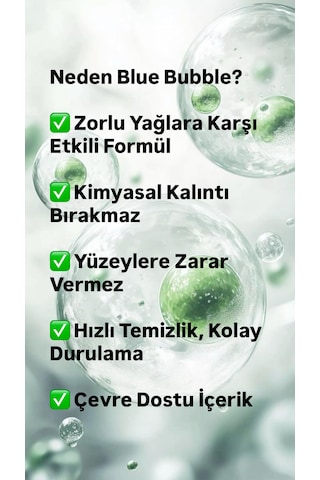Blue Bubble Yağ Çözücü Tekli
