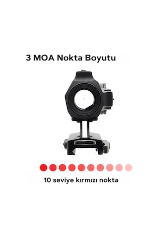 Vector Optics Maverick-ıv 1x20 Mini Rubber Armored Sop Siyah Red Dot Nişangah Siyah
