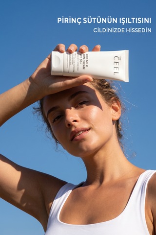 Pirinç Sütü Güneş Kremi Spf 50+ Yüksek Koruma & Nem Destekli Pirinç Suyu, Hyaluronik Asit 50 Ml