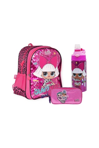 L.o.l.sanslı Anaokulu Okul Çantası , L.o.l.kalem Çantası - L.o.l. Suluk & Matara Pembe
