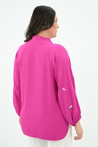 Koza Butik Kadın Nakış Detaylı Uzun Kollu Bluz 1715-24 001