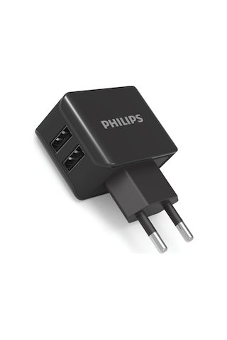 Philips Uyumlu Dlp2502Siyah Seyahat Şarj Cihazı