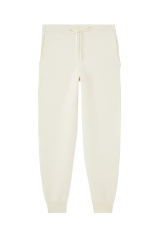 Loulou Studio Lüks Kaşmir Pantolon Ivory