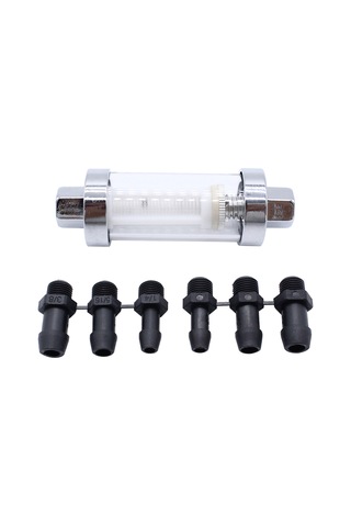 Evrensel 3/8'' 1/4'' 5/16'' Bağlantı Parçaları Krom Gümüş