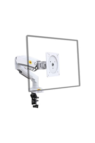 Nb North Bayou F80 17"-30" Amortisörlü 2-9 KG Monitör Standı Beyaz