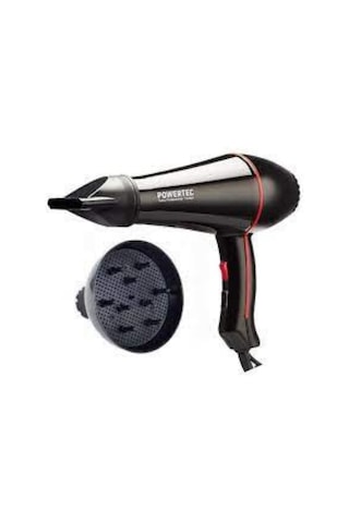 Powertec TR-601 Profesyonel Saç Kurutma Makinesi + Vigo Başlık