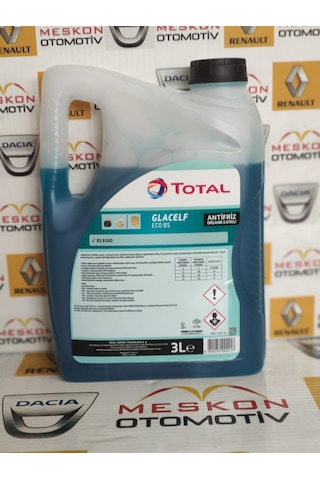 Total Eco Bs Mavi Antifriz 3 Litre Üretim 2021 Yılı
