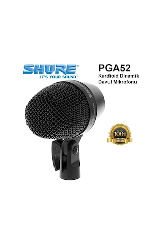 Shure Pga52 Kardioid Dinamik Davul Mikrofonu