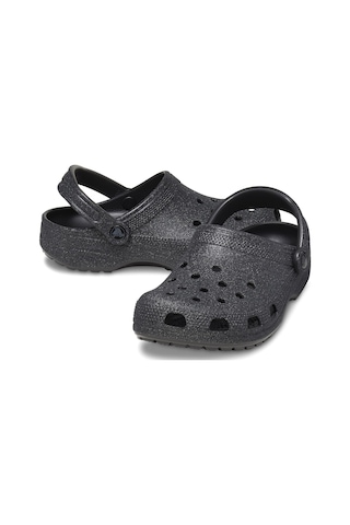 Crocs Classic Glitter Clog Unisex Terlik Cr205942 Crc.0wh Siyah