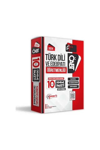 2024 Öabt Türk Dili Ve Edebiyatı 10lu Paket Deneme D.çözümlü Tg