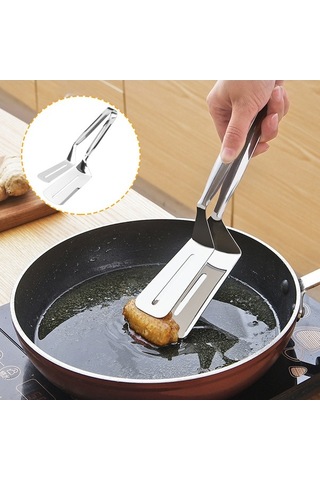 Didadodo Paslanmaz Çelik 304 Mangal Maşası - Küçük Ve Hafif Izgara Ve Barbekü İçin Pratik Mutfak Aleti