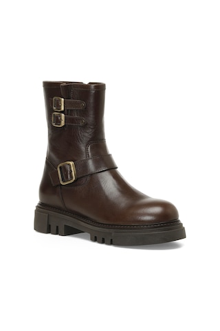 Nine West Cafye 4pr Kahverengi Kadın Biker Bot 000000000101921864 Kahverengi