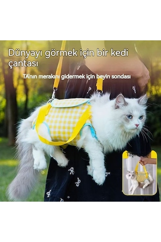 Seigawa Çok Fonksiyonlu Evcil Hayvan Taşıma Çantası