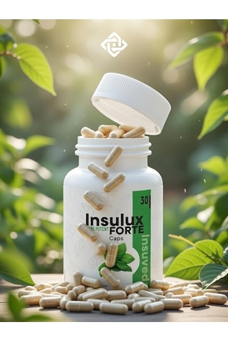 3 X 30 Caps Insulux Forte Gurmar,acı Yavşan,oğulotu Ve Tarçın Özü Içeren Takviye Edici Gıda Detox Ürün Hediyesiyle