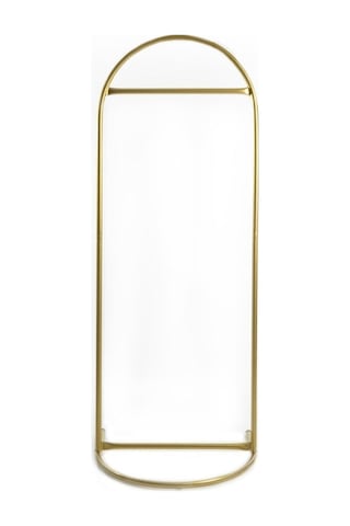 Butik Stil Oval Askılık Konfeksiyon Askılığı Altın Renk Askılık Gold Elbise Askılığı Ayaklı Askılık Gold