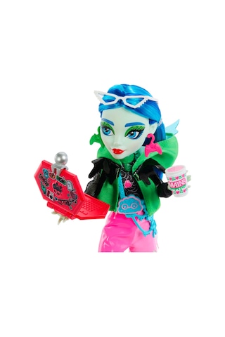 Monster High Neon Frights Bebekler - Ghoulia HNF81