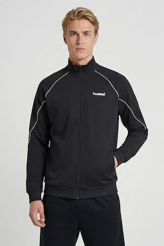 Hummel Hmlyuca Zıp Fermuarlı Siyah Erkek Spor Sweatshirt 922533-2001