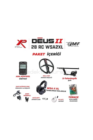 Deus 2 28cm Fmf Başlık,ana Kontrol Ünitesi,wsa2xl Kulaklık