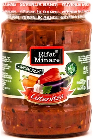 Rıfat Minare Lütenitsa Kahvaltılık Acı Sos Cam 540 G Rıfat Minare Lütenitsa Kahvaltılık Acı Sos Cam 540 G