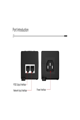 Anunnaki An1030 Gigabit Poe Injector 30w 1000mbps Ieee802.3af/at Ip Kamera Network Güç Adaptörü