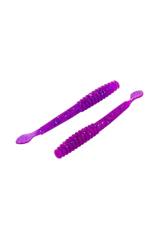 Silikon Kurt Yem - 2,2g 87mm - Fishack Wormix - Purple